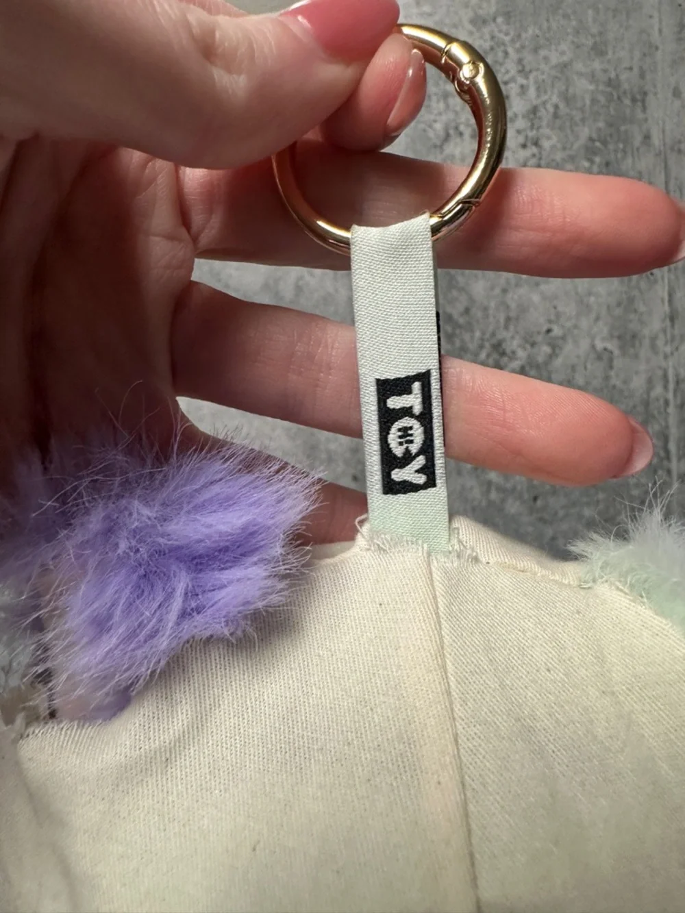MayMei Ghost Elda Dark Forest Series Plush Pendant Keychain Glow in dark tummy